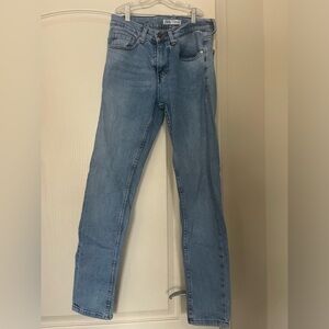 Zara Men's light wash Slim-Straight Jeans Streetwear 30W